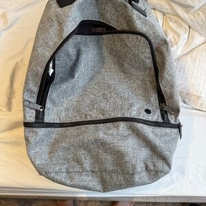 Lululemon gray book bag
